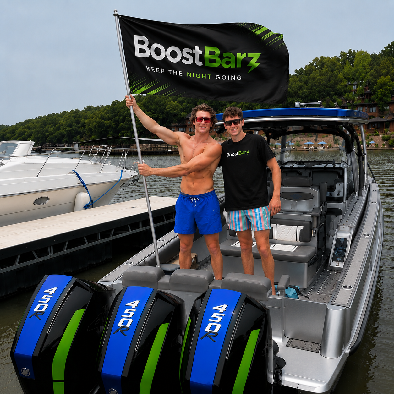 BoostBarz portable phone charging kiosk